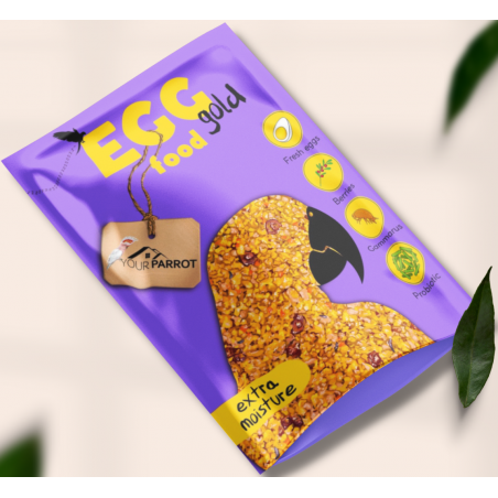 Soft Egg Food Gold 1kg - Your Parrot à 9,80 € - Your Parrot - 197300 - Perroquets