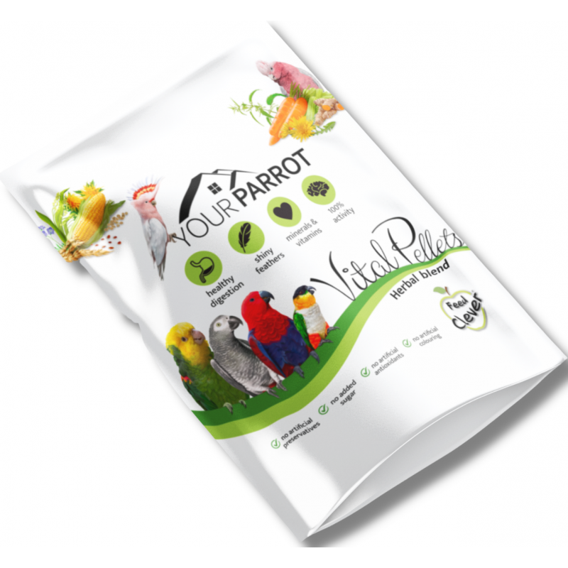 Mélange d'herbes Vital Pellets 900gr - Your Parrot