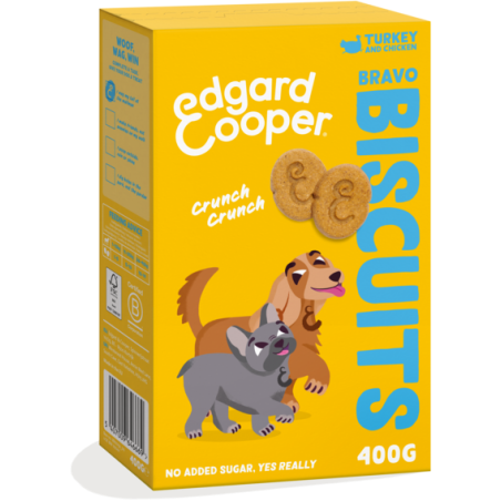 Biscuit Dinde et Poulet 400gr - Edgard & Cooper à 7,00 € - Edgard & Cooper - 46928 - Edgard & Cooper