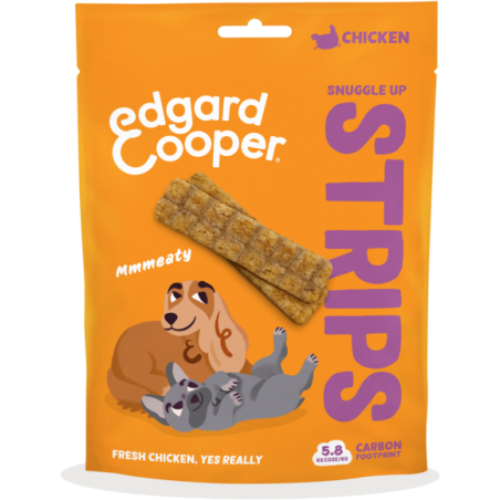 Strips Poulet 75gr - Edgard & Cooper à 4,50 € - Edgard & Cooper - 46690 - Edgard & Cooper