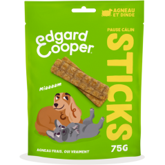 Strips Agneau et Dinde 75gr - Edgard & Cooper à 4,50 € - Edgard & Cooper - 46966 - Edgard & Cooper