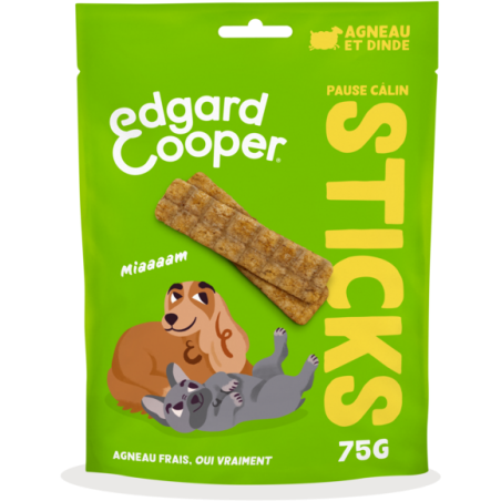 Strips Agneau et Dinde 75gr - Edgard & Cooper à 4,50 € - Edgard & Cooper - 46966 - Edgard & Cooper