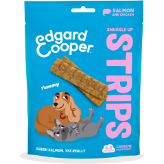 Strips Saumon et Poulet 75gr - Edgard & Cooper à 4,50 € - Edgard & Cooper - 46720 - Edgard & Cooper