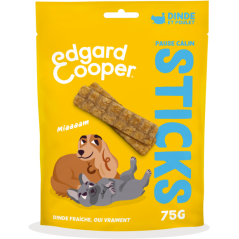 Strips Dinde et Poulet 75gr - Edgard & Cooper à 4,50 € - Edgard & Cooper - 46973 - Edgard & Cooper