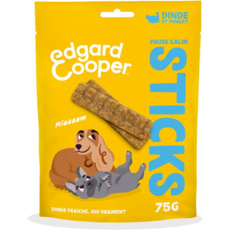 Strips Dinde et Poulet 75gr - Edgard & Cooper à 4,50 € - Edgard & Cooper - 46973 - Edgard & Cooper