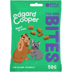 Bites Pomme et Myrtille 50gr - Edgard & Cooper à 3,60 € - Edgard & Cooper - 46584 - Edgard & Cooper