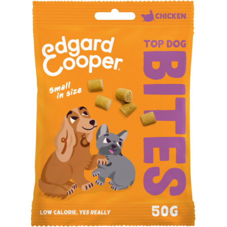 Bites Poulet 50gr - Edgard & Cooper à 3,60 € - Edgard & Cooper - 46805 - Edgard & Cooper