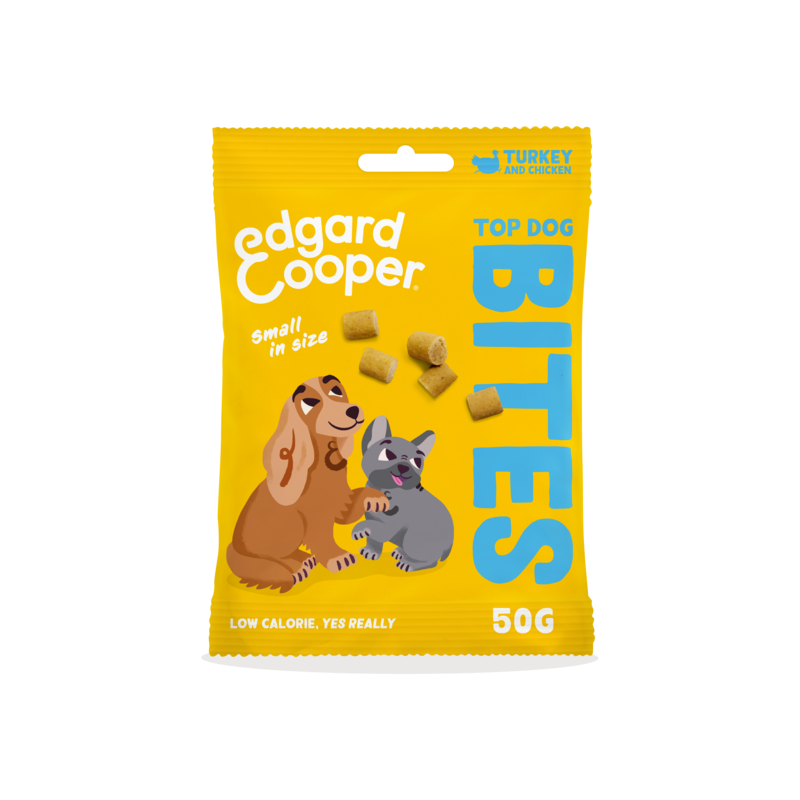 Bites Dinde et Poulet 50gr - Edgard & Cooper