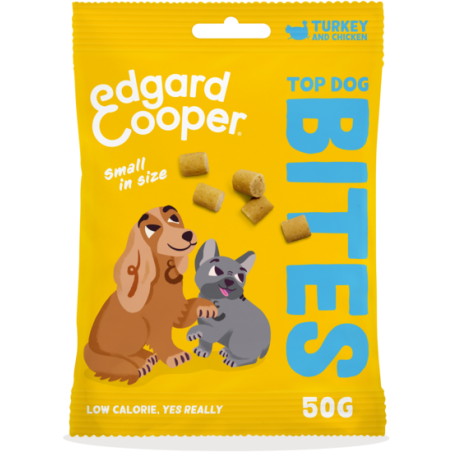 Bites Dinde et Poulet 50gr - Edgard & Cooper à 3,60 € - Edgard & Cooper -  - Edgard & Cooper