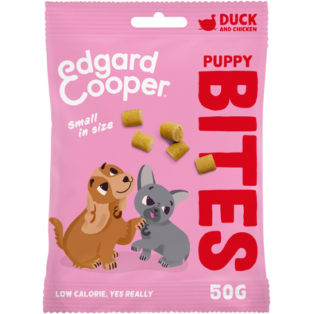 Bites Canard et Poulet 50gr - Edgard & Cooper à 3,60 € - Edgard & Cooper - 46539 - Edgard & Cooper