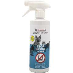 Stop Indor 500ml - Spray pour eloigner les chiens et chats - Oropharma à 10,65 € - Versele-Laga - 460397 - Détergents,destruc...