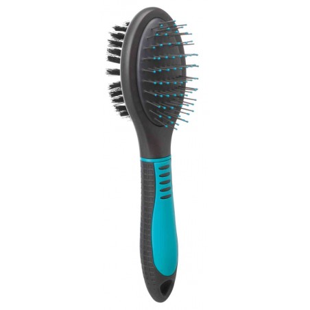 Brosse double poils en nylon et poils en métal avec pointes 5x19cm - Trixie 24151 Trixie 10,00 € Ornibird