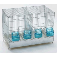 Cage Cova avec tiroir en métal et 2 compartiments 65x34x44cm à 63,45 € - Grizo - 111006000 - Matériels d'élevage