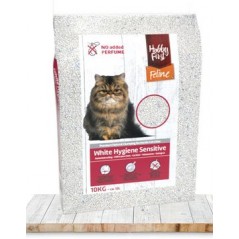 White Hygiene Sensitive 10kg - Hobby First à 9,95 € - Hobby First - 980022 - Litière pour chat