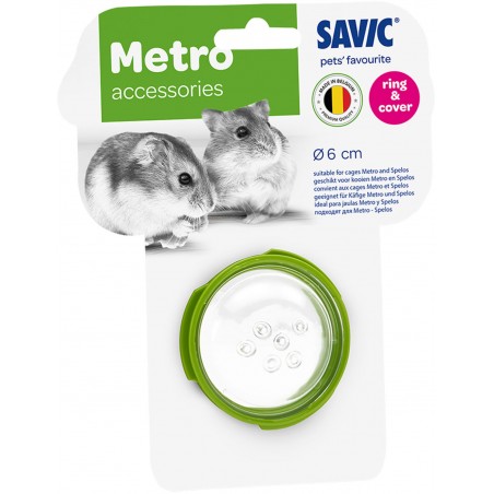 Bague + bouchon 6cm pour cage Metro et Spelos - Savic