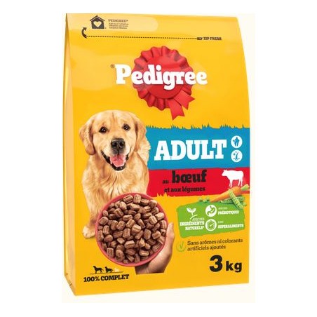 Adult Boeuf et Légumes 3kg - Pedigree à 10,89 € - Pedigree - 457094 - Pedigree