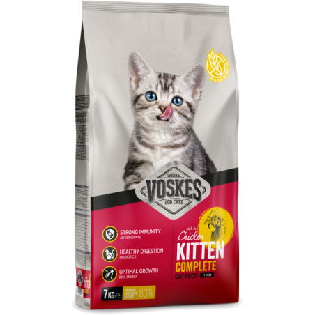 Kitten Complete Chicken 7kg - Voskes à 52,95 € - Voskes - 20056 - Voskes