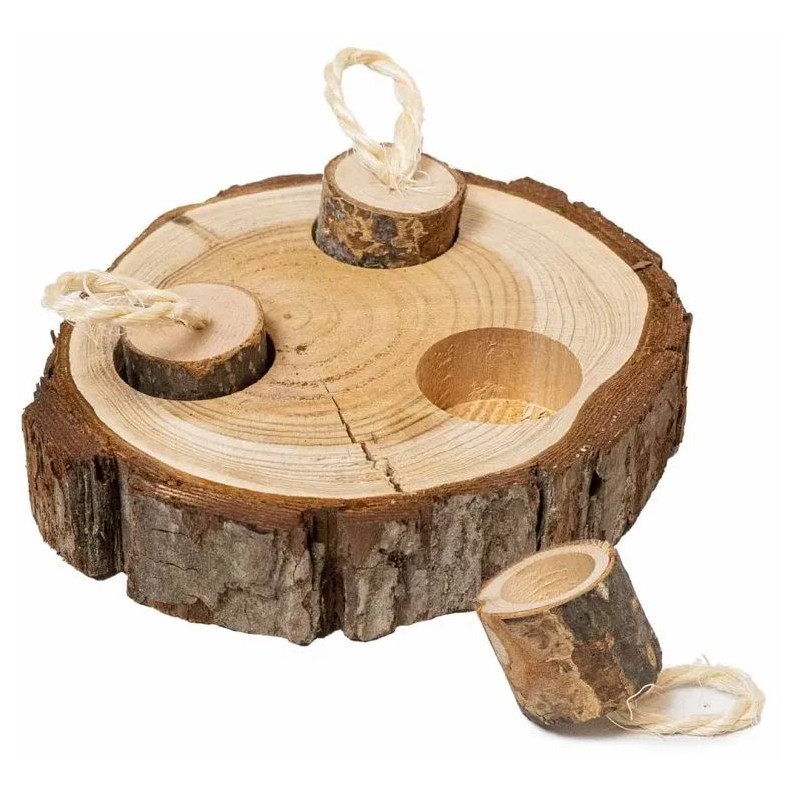 Puzzle en bois 12x12x3cm - Back Zoo Nature