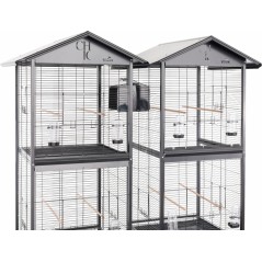 Volière Chic Duo Noir 165cm - Zolux à 249,95 € - Zolux - 104212NOI - Cages