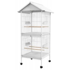 Volière Chic Duo Blanc 165cm - Zolux à 249,95 € - Zolux - 104212BLC - Cages