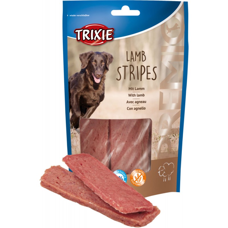 Stripes viande d'agneau 100gr - Trixie