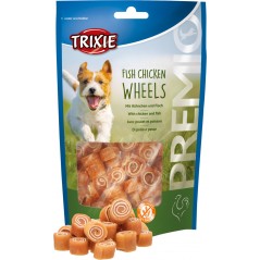 Wheels au poulet et au poisson 75gr - Trixie à 3,00 € - Trixie - 31748 - Snacks à la viande