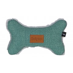 Boony play bone aspect lin + grincement 21cm/Vert Pastel - Gebr. De Boon à 6,50 € - Gebr. de Boon - 0205606 - Jouets en peluche