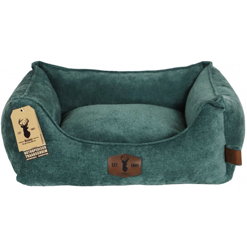 Boony divan orthopédique Vert émeraude 80x60x25cm - Gebr. De Boon