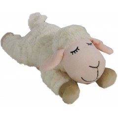 Boon jouet mouton peluche couché beige+bip eco 27cm - Gebr. De Boon à 9,95 € - Gebr. de Boon - 020553 - Jouets en peluche