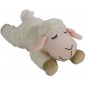 Boon jouet mouton peluche couché beige+bip eco 27cm - Gebr. De Boon