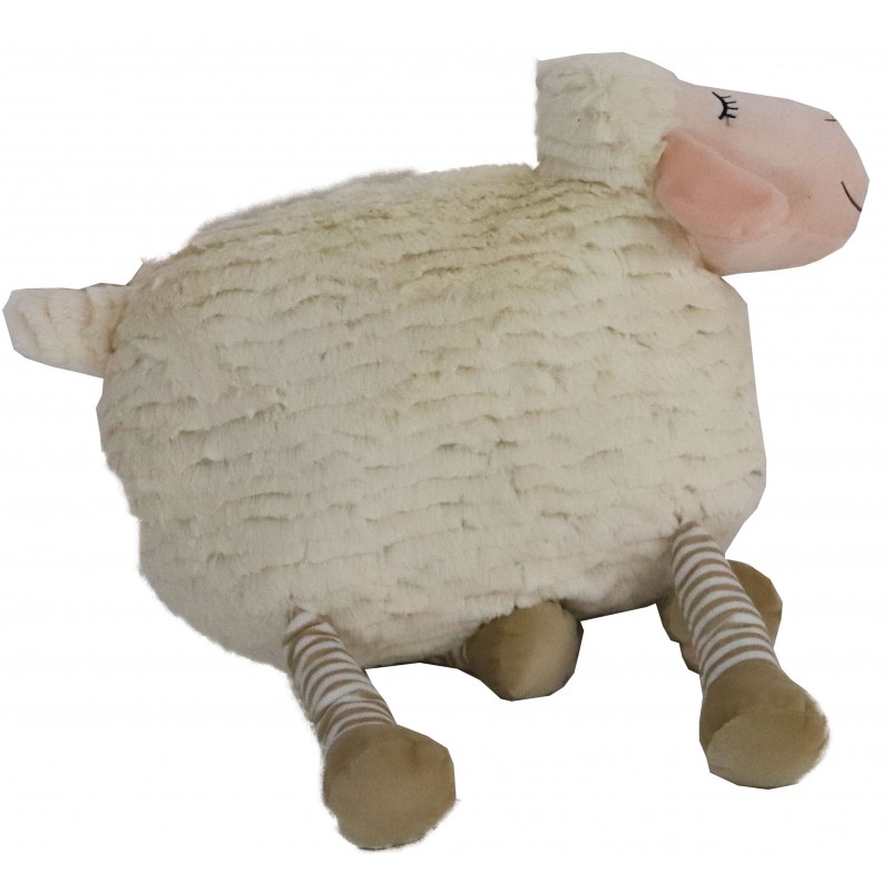 Boon jouet mouton coussin de jeu en peluche chez +Piep eco 44cm - Gebr. De Boon