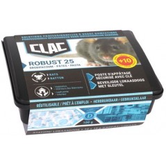 Clac Robust 25 pâtés - poste d'appâtage sécurisé avec clé 10x10gr - Armosa à 14,95 € - ARMOSA - RD-BRD-21014 - Nuisibles