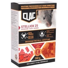 Clac Stelliox 25 Blocs 12x25gr - Armosa à 15,45 € - ARMOSA - RD-DIF-90002 - Nuisibles