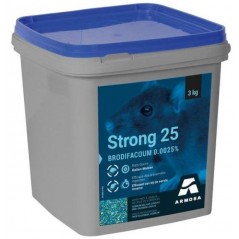 Strong 25 - Rats et Souris 3kg - Armosa à 59,95 € - ARMOSA - RD-BRD-67002 - Nuisibles