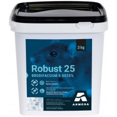 Robust 25 - Pâte moeuleuse riche en graisse 3kg - Armosa à 51,95 € - ARMOSA - RD-BRD-21006 - Nuisibles