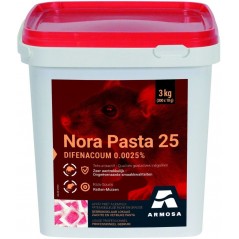 Nora Pasta 25 - Extermine tous les rats et souris 3kg - Armosa RD-DIF-21012 ARMOSA 39,95 € Ornibird