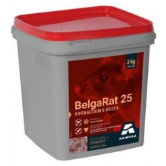 BelgaRat 25 - Appât pour rats et souris a base de granulés de blé 3kg - Armosa RD-DIF-61006 ARMOSA 33,95 € Ornibird