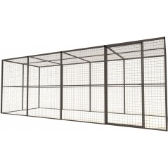 Volière Glorenza Alu - Map 3 - 484x176x178cm - Voldux à 1,00 € - Voldux - 50300 - Volières