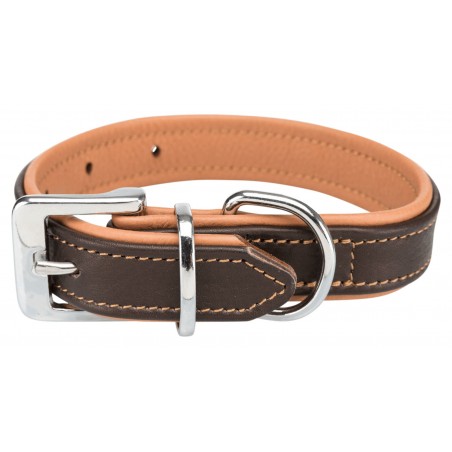 Collier pour chien Active Comfort S 31-37cm/25mm Brun, Brun clair - Trixie à 17,95 € - Trixie - 18935 - Cuir de luxe