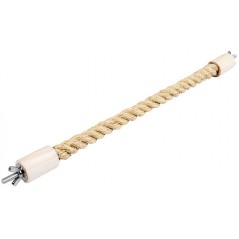 Perchoir en coton et en sisal beige S 37x1,6cm - Duvo+ à 8,25 € - Duvo + - 15223 - Jouets