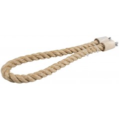 Perchoir en coton et en sisal beige M 66x1,8cm - Duvo+ à 9,85 € - Duvo + - 15224 - Jouets