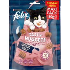 Tasty Nuggets Riche en Saumon avec de la truite 180gr - Felix 12534350 Purina 4,95 € Ornibird