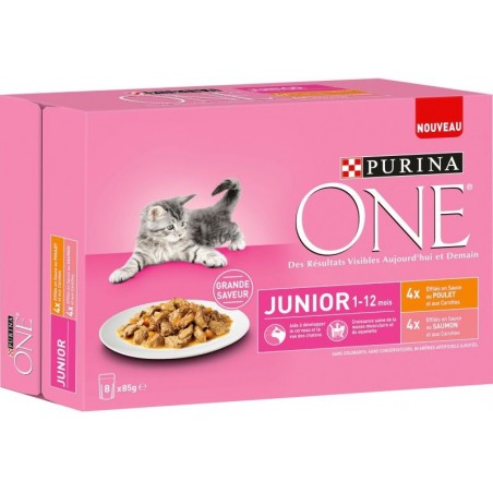 Junior 8x85gr - One à 7,30 € - Purina - 12581874 - One