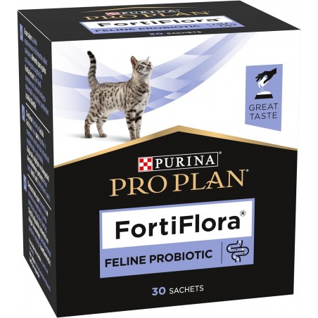 Fortiflora Chat - complément alimentaire 30x1gr - Pro Plan à 37,70 € - Purina - 12506364 - Vitamines et Compléments