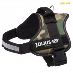 Harnais Power Julius-K9 L 63-85cm/50mm Camouflage - Julius à 49,95 € - Trixie - 150421 - Harnais