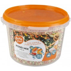 Mix pour poissons d’étang 3-en-1 5L/515gr - Duvo+ à 13,45 € - Duvo + - 13326 - Nourriture