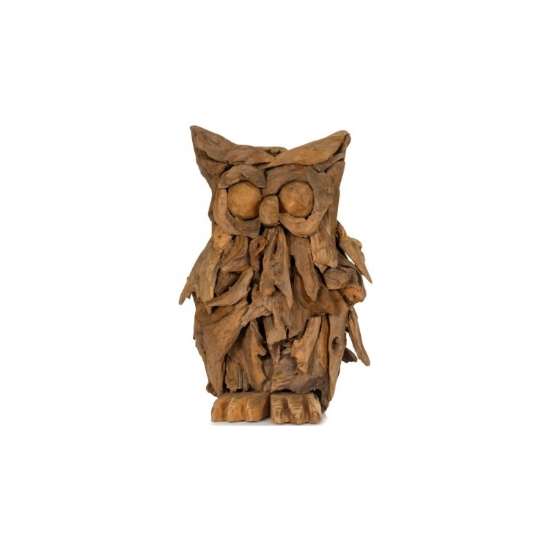 Chouette en bois Teck 45x35x60cm - Giganterra G02-03093 Giganterra 119,95 € Ornibird