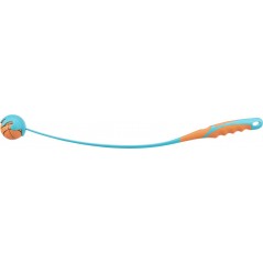 Balle catapulte 60cm Orange/Pétrole - Trixie à 7,95 € - Trixie - 32442 - Jouets à lancer/rapporter