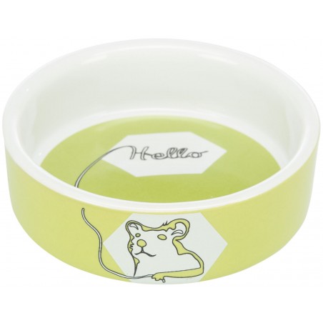 Gamelle en céramique Hamsters 90ml/8cm - Trixie à 2,95 € - Trixie - 60734 - Mangeoires