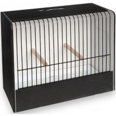 Cage exposition canari noir en PVC à 39,50 € - Ost-Belgium - 87212211 - Cages pour expositions